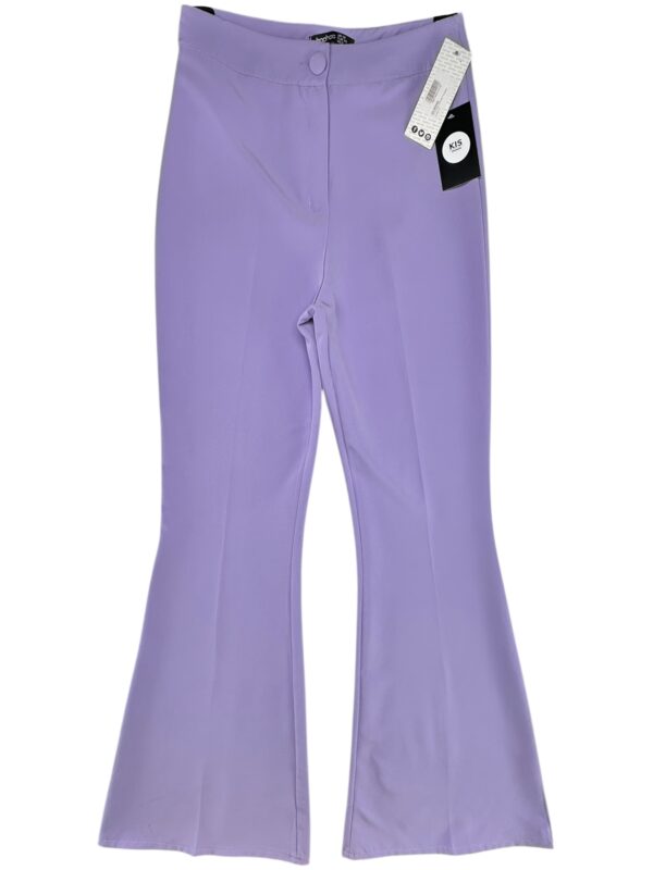 BOOHOO Spodnie Damskie Fioletowe L