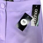 BOOHOO Spodnie Damskie Fioletowe L - zdjęcie 3