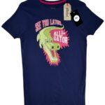 PRIMARK Koszulka Dziecięca Niebieska Napisy 158 - zdjęcie 1