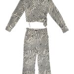 H&M Komplet Damski Czarny Wzór S - zdjęcie 1