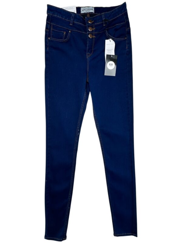 NEW LOOK Jeansy Damskie Niebieskie L