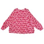 M&S Bluzka Damska Czerwona Wzorzysta 6XL - zdjęcie 2