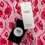 M&S Bluzka Damska Czerwona Wzorzysta 6XL - zdjęcie 3