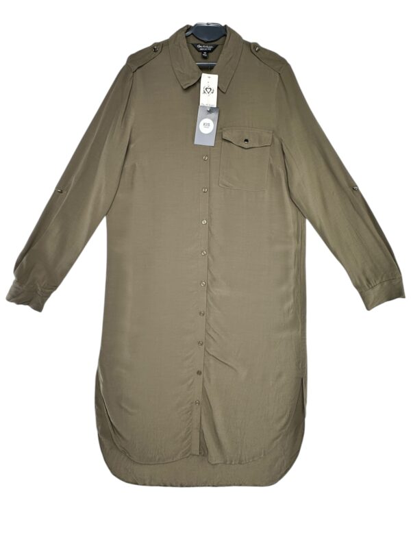 MISS SELFIDGE Koszula Damska Brązowa M Wiskoza