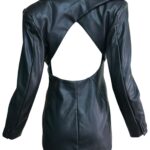 HOUSE OF CB Marynarka Damska Czarna M - zdjęcie 2