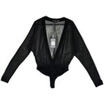 PRETTYLITTLETHING Body Damskie Czarne XL - zdjęcie 1