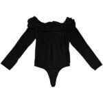 BOOHOO Body Damskie Czarne XL - zdjęcie 2