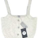 RIVER ISLAND Top Damski Biały Bez wzoru XS - zdjęcie 1