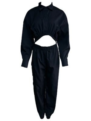 PRETTYLITTLETHING Kombinezon Damski Czarny L