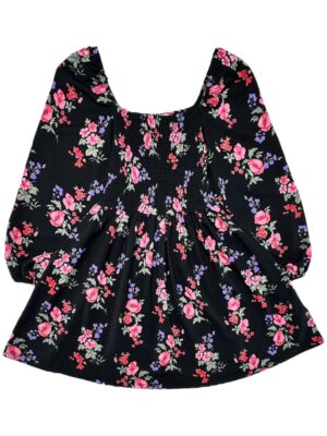 LIPSY LONDON Sukienka Dziecięca Czarna Kwiatowa Rozmiar 140