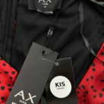 AX PARIS Sukienka Damska Czerwona Groszki XXL - zdjęcie 3