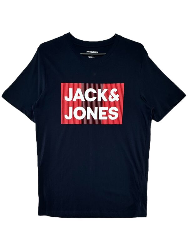 JACK&JONES Koszulka Męskie Czarna S