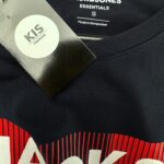 JACK&JONES Koszulka Męskie Czarna S - zdjęcie 3