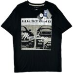 TU Koszulka Męska Czarna Print M - zdjęcie 1