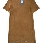 PRIMARK Sukienka Damska Brązowa Ażurowa XXS - zdjęcie 1