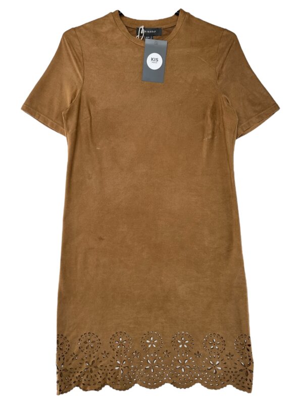 PRIMARK Sukienka Damska Brązowa Ażurowa XXS