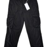 BERSHKA Spodnie Damskie Czarne L - zdjęcie 1