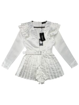 PRETTYLITTLETHING Kombinezon Damski Biały M