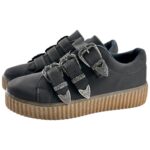 Creepers Damskie Czarne 38 - zdjęcie 1