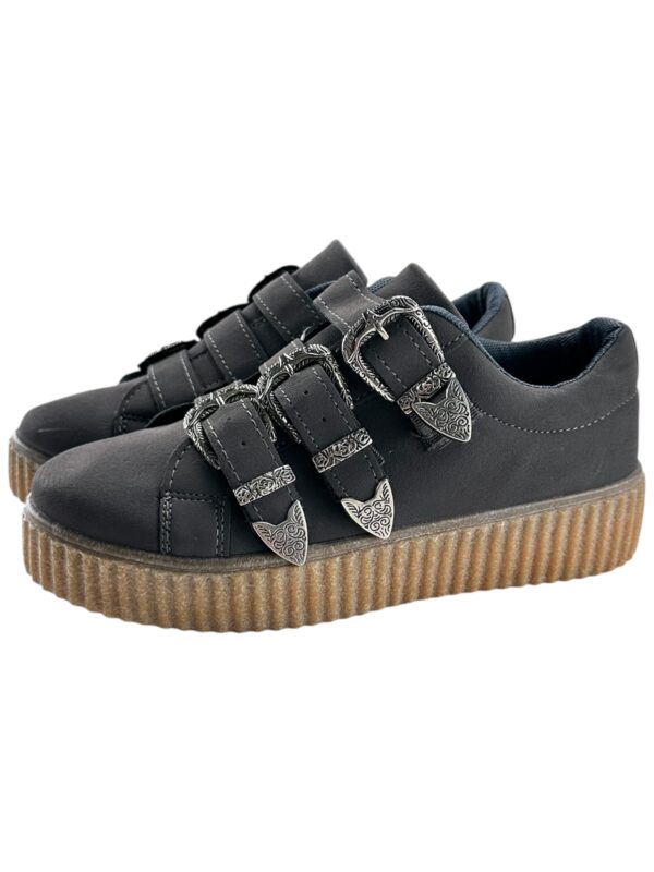 Creepers Damskie Czarne 38