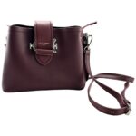 DAVID JONES PARIS Torebka Damska Bordowa ONE SIZE - zdjęcie 1