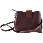 DAVID JONES PARIS Torebka Damska Bordowa ONE SIZE - zdjęcie 2