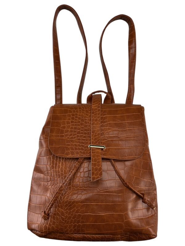 INNA Plecak Damski Brązowy Skóra Ekologiczna ONE SIZE