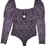 QUIZ Body Damskie Czarne Kwiatowe M - zdjęcie 1