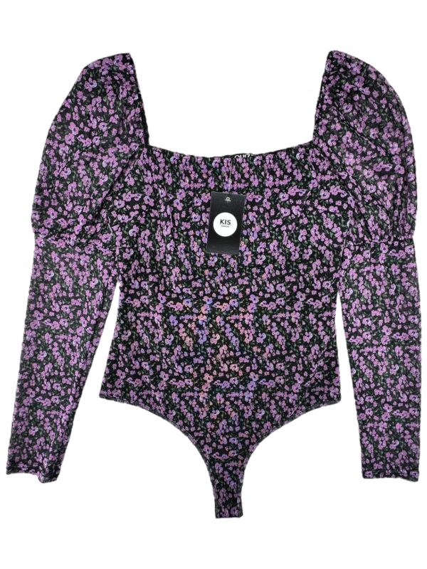 QUIZ Body Damskie Czarne Kwiatowe M