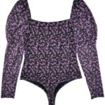 QUIZ Body Damskie Czarne Kwiatowe M - zdjęcie 2