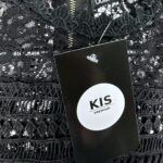 Bluzka Damska Czarna Koronkowa S - zdjęcie 3