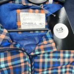 O’NEILL Kurtka Dziecięca Niebieska Kratka 164 - zdjęcie 3