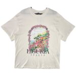 H&M Koszulka Damska Beżowa Print S - zdjęcie 1