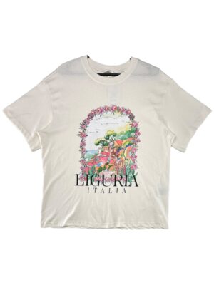 H&M Koszulka Damska Beżowa Print S