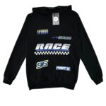 158 Bluza Dziecięce Czarna Napisy 158 - zdjęcie 1