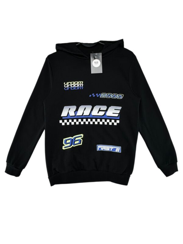 158 Bluza Dziecięce Czarna Napisy 158