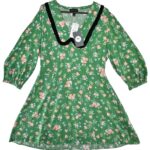 NEW LOOK Sukienka Damska Zielona Kwiatowa XL - zdjęcie 1