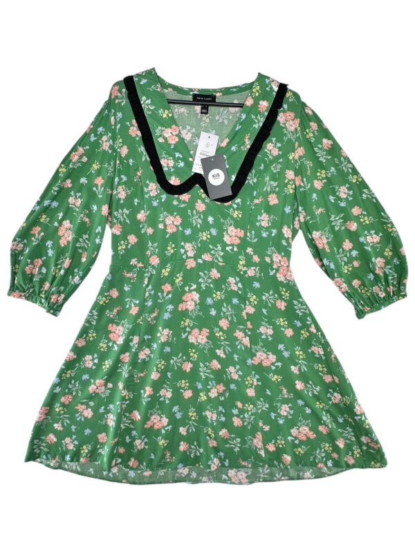 NEW LOOK Sukienka Damska Zielona Kwiatowa XL