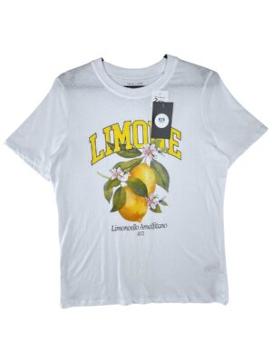 NEW 2-Pack LOOK Koszulka Damska Biała Owoce S Bawełna