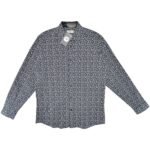 TAYLOR&WRIGHT Koszula Męska Niebieska Wzorzysta L - zdjęcie 1