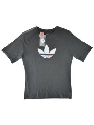 ADIDAS Koszulka Dziecięca Czarna Logo 164