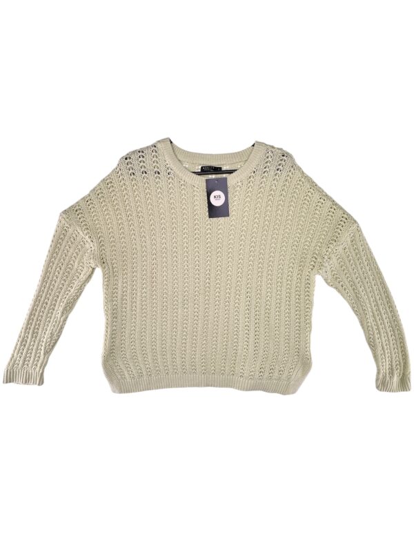 Sweter Damski Beżowy Ażurowy XL