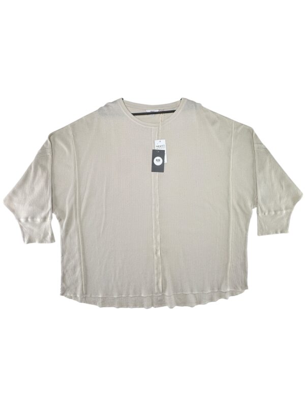 NEXT Bluzka Damska Beżowa XXL