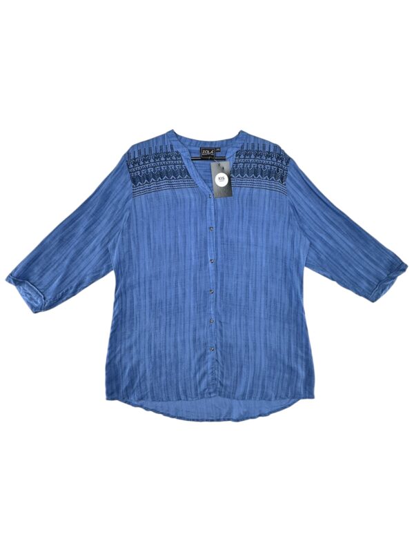 ZOLA Tunika Damska Niebieska 2XL