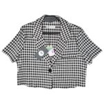 PRIMARK Marynarka Damska Czarna Biała XS - zdjęcie 1