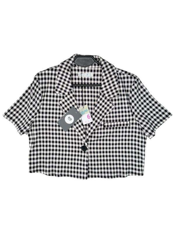 PRIMARK Marynarka Damska Czarna Biała XS