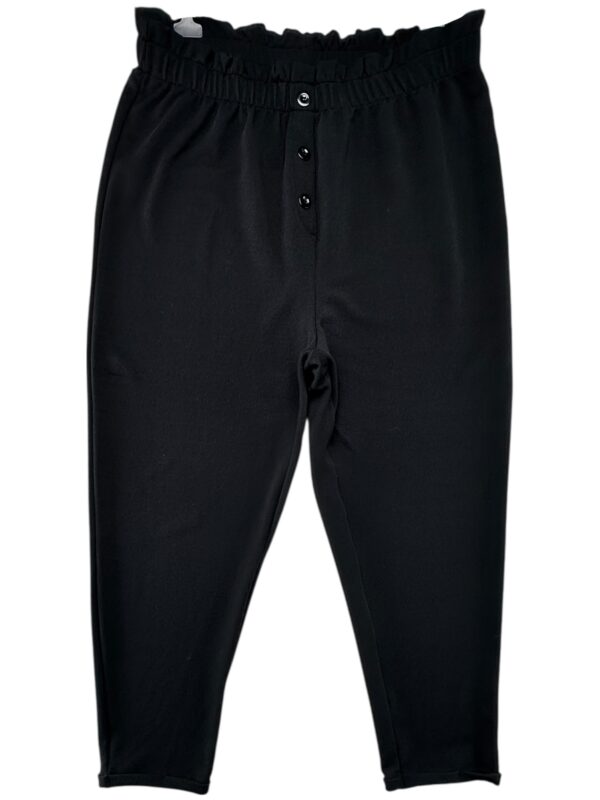 GEORGE Spodnie Damskie Czarne 4XL