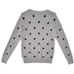 NEWSTAR Sweter Damski Szary Groszki L/XL - zdjęcie 2