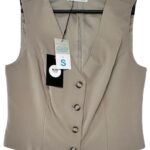 PRIMARK Kamizelka Damska Beżowa S - zdjęcie 1