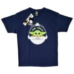 FRUIT OF THE LOOM Koszulka Męskie Niebieska L - zdjęcie 1